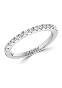 Best deal 🌟 1/4 ct. t.w. Diamond Band in 14K White Gold by Effy® 💯