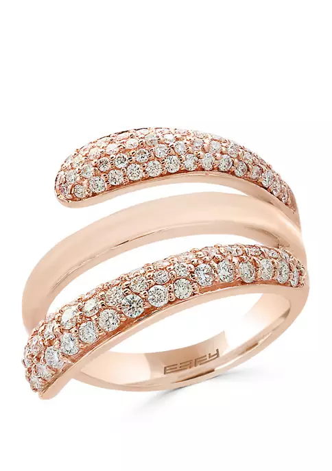 Deals 😀 1 ct. t.w. Diamond Ring in 14K Rose Gold by Effy® ✔️ 1 Deals 😀 1 ct. t.w. Diamond Ring in 14K Rose Gold by Effy® ✔️