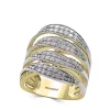 Brand new 🎁 1.31 ct. t.w. Diamond Band Ring in 14k Yellow Gold and White Gold by Effy® ⭐