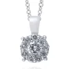 Top 10 😍 0.47 ct. t.w. Diamond Cluster Pendant in 14K White Gold by Effy® 😉