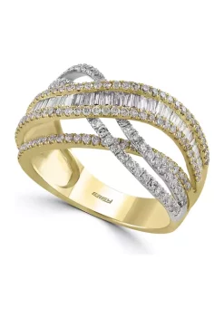 Hot Sale 😍 1.41 ct. t.w. Diamond Ring in 14K Two Tone Gold by Effy® 🔥