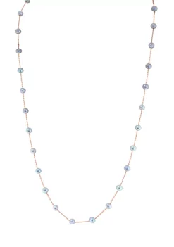 Best Pirce 🧨 5 Millimeter Freshwater Pearl Necklace in 14K Rose Gold by Effy® ❤️