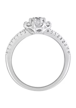 New 🔔 1 ct. t.w. Diamond Ring in 14K White Gold by Effy® 🔥 -Effy® Sales Shop Belk 5869