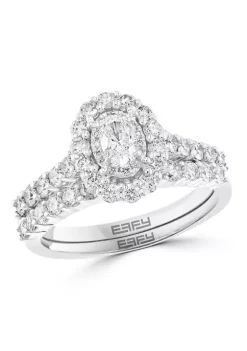 Top 10 😀 1.48 ct. t.w. Diamond Set Ring in 14K White Gold by Effy® ✔️ -Effy® Sales Shop Belk 590
