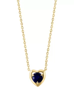Flash Sale ⭐ 925 Gold Plated Silver Sapphire Necklace by Effy® 😀