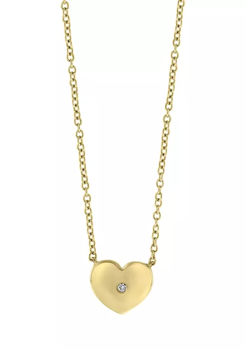 Top 10 ✔️ 1/10 ct. t.w. Diamond Pendant Necklace in 14K Yellow Gold by Effy® ❤️ 2 Top 10 ✔️ 1/10 ct. t.w. Diamond Pendant Necklace in 14K Yellow Gold by Effy® ❤️ - Image 2