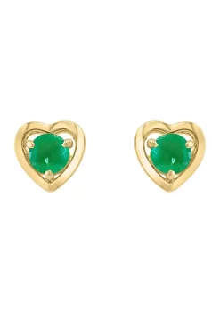 Wholesale 🔔 925 Gold Plated Silver Emerald Earrings by Effy® 😀 -Effy® Sales Shop Belk 5981