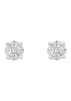 Cheapest 🧨 18K White Gold Diamond Earrings by Effy® 🥰 -Effy® Sales Shop Belk 5998
