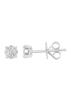 Cheapest 🧨 18K White Gold Diamond Earrings by Effy® 🥰 -Effy® Sales Shop Belk 5999
