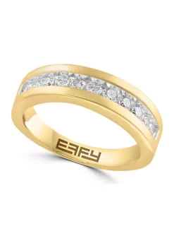 Flash Sale ❤️ Men's Diamond Band in 14K Yellow Gold by Effy® 🛒