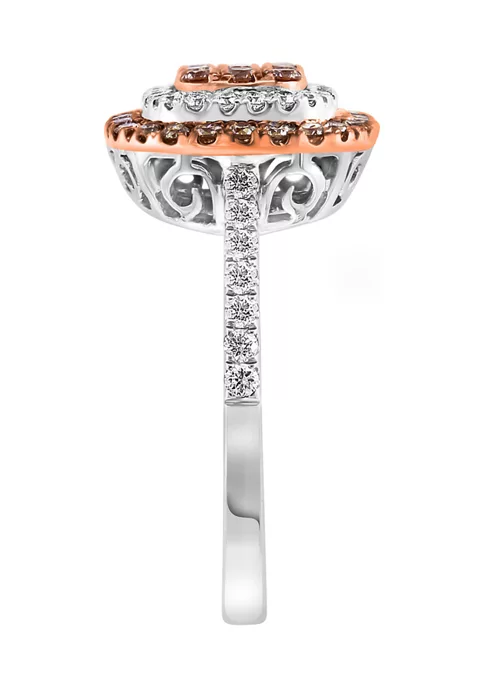 Cheapest 😍 3/4 ct. t.w. Diamond Ring in 14K Two-Tone Gold by Effy® 🥰 4 Cheapest 😍 3/4 ct. t.w. Diamond Ring in 14K Two-Tone Gold by Effy® 🥰 - Image 4
