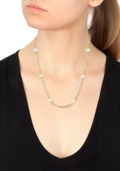 Cheapest 😍 18" Freshwater Pearl Necklace in Gold Over Sterling Silver by Effy® ✨ -Effy® Sales Shop Belk 6032