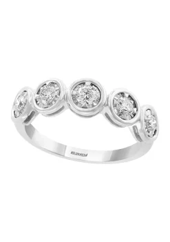 Budget 👍 1/2 ct. t.w. Diamond Band in 14K White Gold by Effy® ❤️