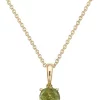 Budget ❤️ 14K Yellow Gold 7/8 ct. t.w. Peridot Pendant by Effy® ⌛