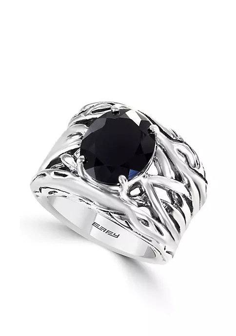 Cheapest 🔥 Sterling Silver Onyx Weave Band by Effy® 🔥 5 Cheapest 🔥 Sterling Silver Onyx Weave Band by Effy® 🔥 -Effy® Sales Shop Belk 607