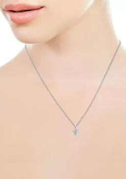 Buy ✔️ 1/3 ct. t.w. Diamond Solitaire Necklace in 14k White Gold by Effy® 🎉 -Effy® Sales Shop Belk 6081