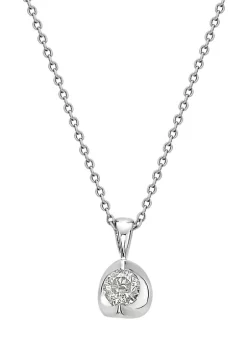 Buy ✔️ 1/3 ct. t.w. Diamond Solitaire Necklace in 14k White Gold by Effy® 🎉 -Effy® Sales Shop Belk 6082