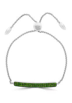 Wholesale ⌛ 1.2 ct. t.w. Tsavorite Sterling Silver Bracelet by Effy® ✨