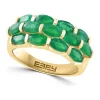 Promo ❤️ 14K Yellow Gold Natural Emerald Ring by Effy® 🧨