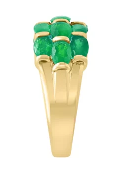 Promo ❤️ 14K Yellow Gold Natural Emerald Ring by Effy® 🧨 -Effy® Sales Shop Belk 6094