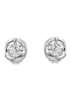 New 😉 1/2 ct. t.w. Diamond Earrings in 14K White Gold by Effy® ⭐