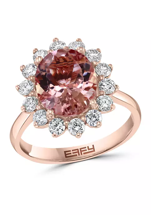Best reviews of 🎉 3/4 ct. t.w. Diamond and 3.15 ct. t.w. Morganite Ring in 14K Rose Gold by Effy® 👏 4 Best reviews of 🎉 3/4 ct. t.w. Diamond and 3.15 ct. t.w. Morganite Ring in 14K Rose Gold by Effy® 👏 - Image 4