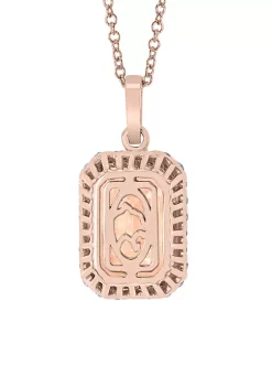 Deals 🛒 1/3 ct. t.w. Diamond and 3.85 ct. t.w. Morganite Pendant Necklace in 14K Rose Gold by Effy® ⌛ -Effy® Sales Shop Belk 6159