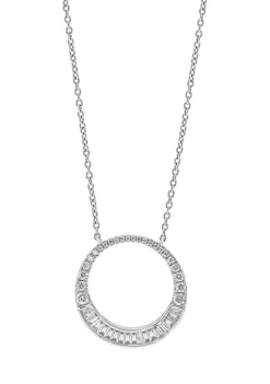 Cheap 🎁 5/8 ct. t.w. Diamond Round Pendant Necklace in 14K White Gold by Effy® 😀