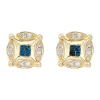 Best deal 😀 1/2 ct. t.w. White and Blue Diamond Diversa Earrings in 14K Yellow Gold by Effy® 🥰