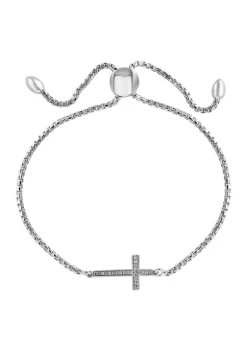 New 🔔 Sterling Silver Diamond Bracelet by Effy® 🤩 -Effy® Sales Shop Belk 6227