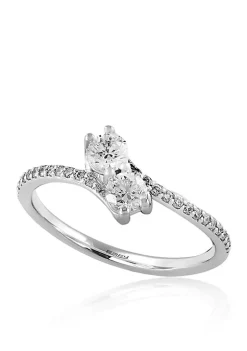 Top 10 ❤️ 0.12 ct. t.w. Diamond Ring in 14K White Gold -Box by Effy® 😍 -Effy® Sales Shop Belk 6230