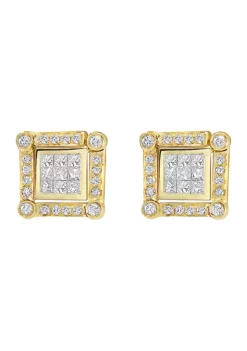 Brand new 🎉 1 ct. t.w. Diamond Diversa Earrings in 14K Yellow Gold by Effy® 🌟