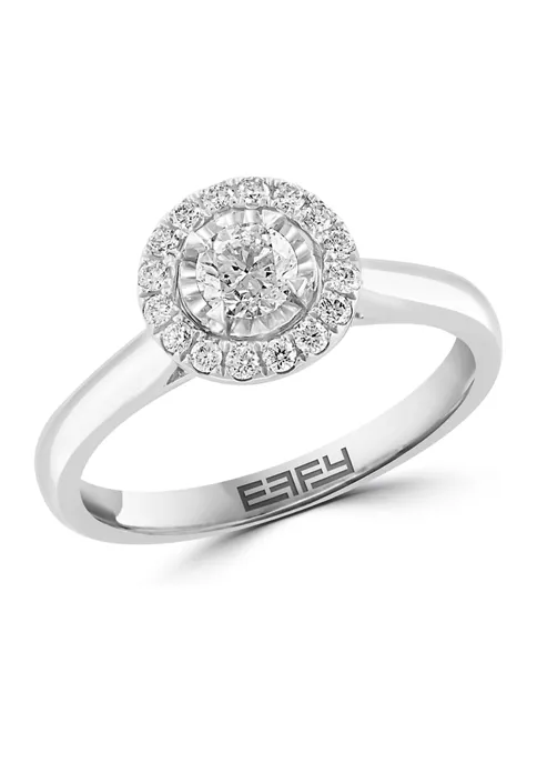Best Sale 🎉 1/2 ct. t.w. Round Diamond Ring in 14K White Gold by Effy® ❤️ 4 Best Sale 🎉 1/2 ct. t.w. Round Diamond Ring in 14K White Gold by Effy® ❤️ - Image 4