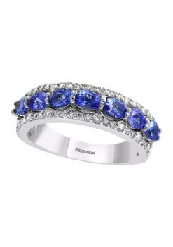 Cheap 🤩 3/8 ct. t.w. Diamond and 7/8 ct. t.w. Tanzanite Ring in 14K White Gold by Effy® 👍 9 Cheap 🤩 3/8 ct. t.w. Diamond and 7/8 ct. t.w. Tanzanite Ring in 14K White Gold by Effy® 👍 -Effy® Sales Shop Belk 6279