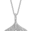 Outlet ✨ 1/4 ct. t.w. Diamond Seaside Pendant Necklace in 14K White Gold by Effy® ⌛