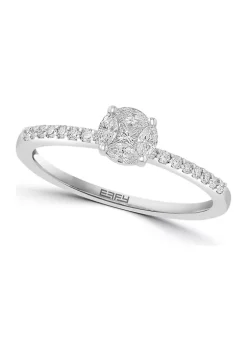 Outlet 🎉 1/3 ct. t.w. Diamond Ring in 18K White Gold by Effy® 🎁