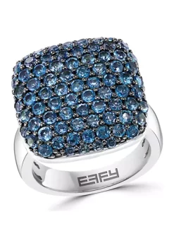 Best reviews of 🥰 3.36 ct. t.w. Blue Topaz Ring in Sterling Silver by Effy® 🧨