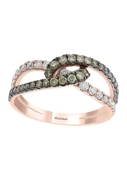 Best Sale 🥰 14k Rose Gold 7/8 ct. t.w. Diamond, Espresso Diamond Ring by Effy® 🎉 -Effy® Sales Shop Belk 6335