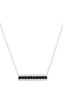 Best Sale ❤️ 1/8 ct. t.w. Diamond Bar Pendant Necklace in 14K White Gold by Effy® 🛒