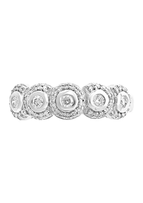 Cheap ✨ 14k White Gold 1/3 ct. t.w. Diamond Multi Stone Ring by Effy® 🎉 5 Cheap ✨ 14k White Gold 1/3 ct. t.w. Diamond Multi Stone Ring by Effy® 🎉 - Image 5