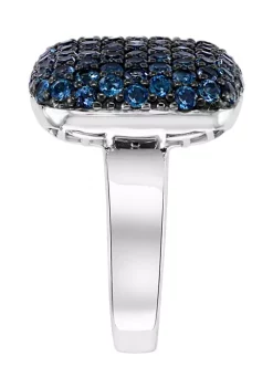 Best reviews of 🥰 3.36 ct. t.w. Blue Topaz Ring in Sterling Silver by Effy® 🧨 -Effy® Sales Shop Belk 636