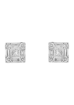 Best Sale 😉 18K White Gold Diamond Earrings by Effy® 👏 4 Best Sale 😉 18K White Gold Diamond Earrings by Effy® 👏 -Effy® Sales Shop Belk 6364