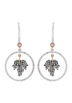 Budget 👍 1.32 ct. t.w. Diamond Earrings in 14K Tri-Tone Gold by Effy® 👏