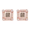 Best deal 👍 14K Rose Gold White and Espresso Diamond Diversa Earrings by Effy® 🎉