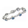 Wholesale 🧨 Blue Topaz Toggle Bracelet in 18K Sterling Silver by Effy® 🎁
