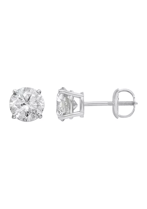 Best deal 🌟 14K White Gold 1.75 ct. t.w. Diamond Stud Earrings by Effy® ✨ 1 Best deal 🌟 14K White Gold 1.75 ct. t.w. Diamond Stud Earrings by Effy® ✨