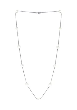Buy 👏 20" Freshwater Pearl Necklace in Sterling Silver by Effy® 🛒