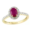 Best reviews of 😉 1/2 ct. t.w. Diamond and 1 ct. t.w. Ruby Ring in 14K Yellow Gold by Effy® 👍