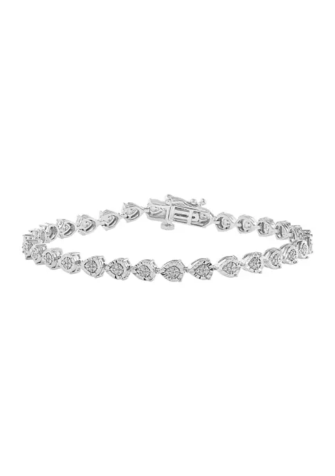 Wholesale ⭐ 1/4 ct. t.w. Diamond Miracle Set Bangle Bracelet in Sterling Silver by Effy® 🔔 3 Wholesale ⭐ 1/4 ct. t.w. Diamond Miracle Set Bangle Bracelet in Sterling Silver by Effy® 🔔 - Image 3