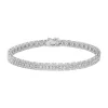Top 10 ❤️ Sterling Silver 1/2 ct. t.w. Miracle Set Diamond Tennis Bracelet by Effy® 🥰